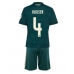 Real Madrid Dean Huijsen #4 Bortedraktsett Barn 2026-27 Kortermet (+ Korte bukser)